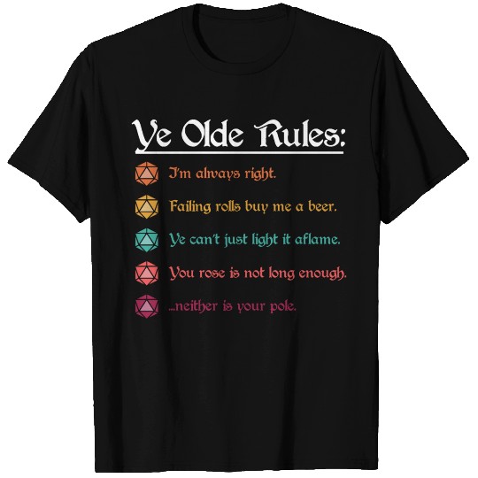 D20 Dungeon Master Family Game Night T Shirts