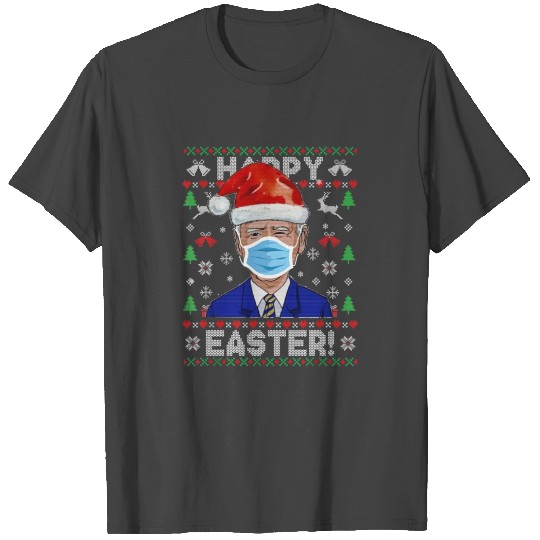 Funny joe biden happy easter christmas T Shirts