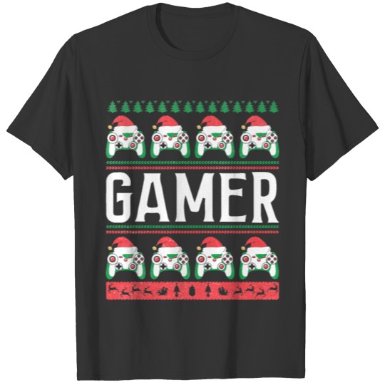 Funny Gamers Christmas T-shirt