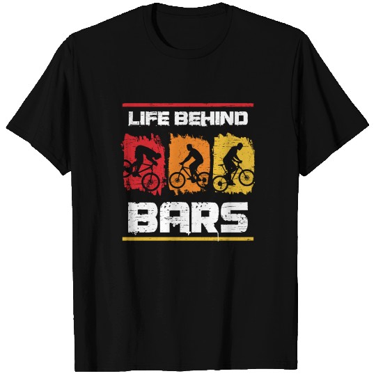 MTB Mountain Bike Life Behind Bars Mountain Biking T Shirts