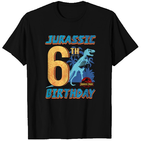 Jurassic Park 6Th Birthday T Rex T Shirts