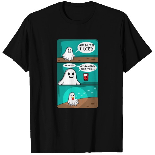 Gameboy Died Gamer and Funny Gift T Shirts