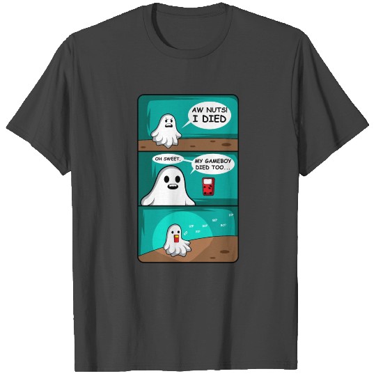 Gameboy Died Gamer and Funny Gift T Shirts