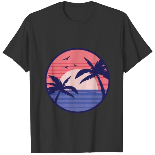 Sunset at the beach T-shirt
