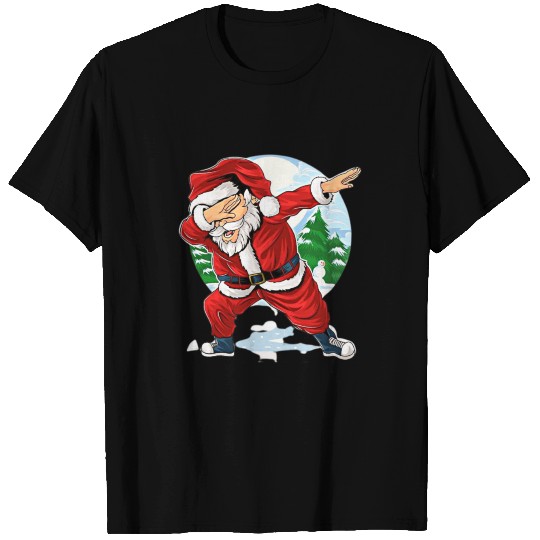 Dabbing santa Claus T Shirts