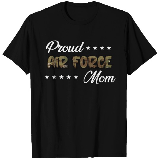 Ocp Bold Proud Air Force Mom T Shirts