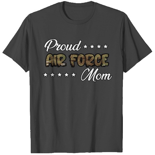 Ocp Bold Proud Air Force Mom T Shirts
