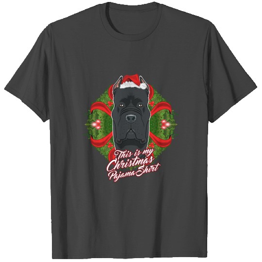 This Is My Christmas Pajama T Shirts Cane Corso