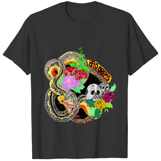 Handmade Design Snake T Shirts