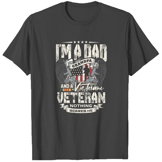 Veteran'S Day Dad Veteran Grandpa Vietnam Vet T Shirts