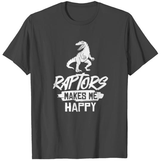 Velociraptor Raptor Dinosaur Feather Skeleton T Shirts