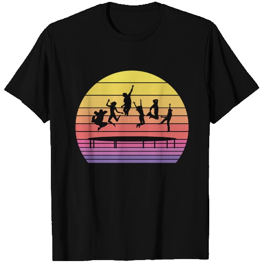 Trampoline Park Jumping Indoor Playground Vintage T Shirts