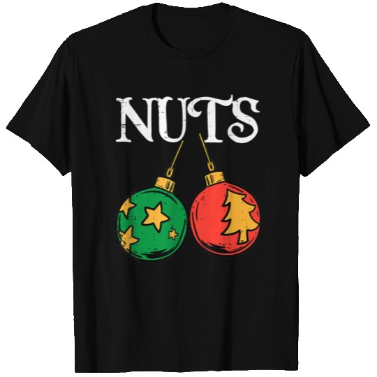 Mens Nuts Chestnuts Funny Matching Couples Christm T Shirts