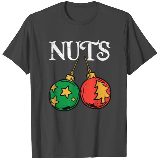 Mens Nuts Chestnuts Funny Matching Couples Christm T Shirts