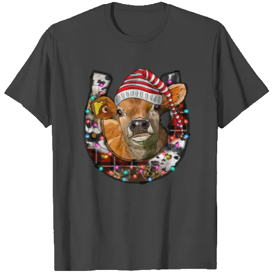 Horseshoe Cow T Shirts