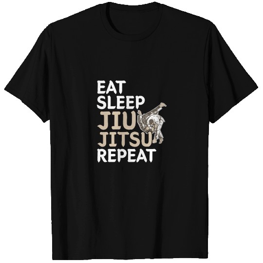Eat Sleep Jiu Jitsu Repeat T Shirts