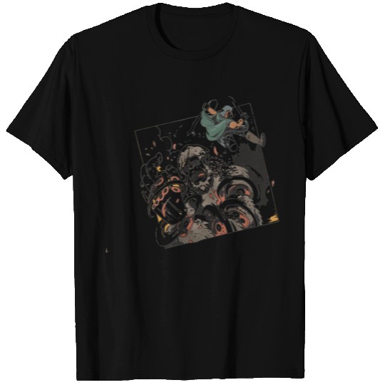Levi Ackerman AO Titan Anime Attack Titan T Shirts
