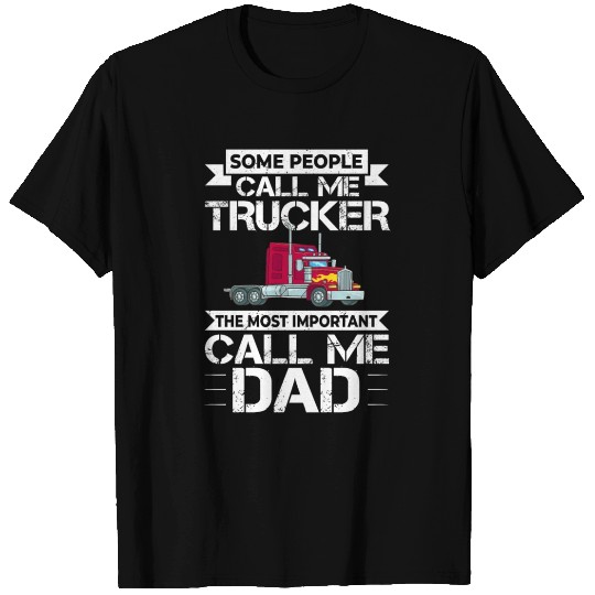 Semi Truck Driver Trailer Trucker Training T Shirts