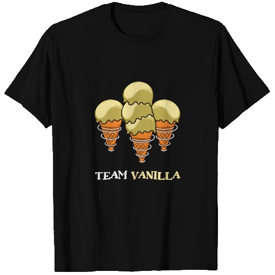 Team Vanilla Ice Cream Lover Gift T Shirts