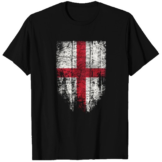 England English St George Cross Vintage Graphic T Shirts