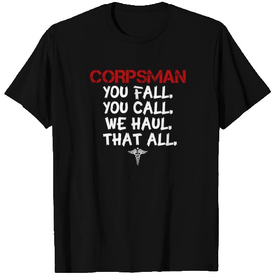 Corpsman Devil Doc Corpsman US Army T Shirts
