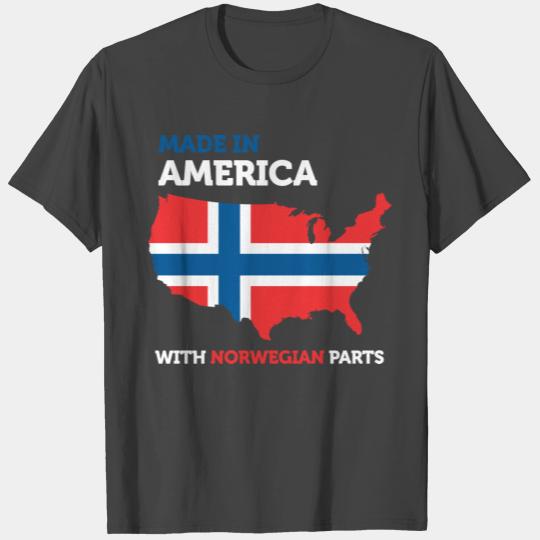 Made In America With Norwegian Parts Norwegian Roo T Shirts
