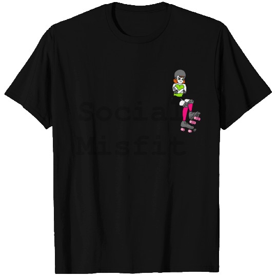 Social Misfit Snarky Skater T Shirts