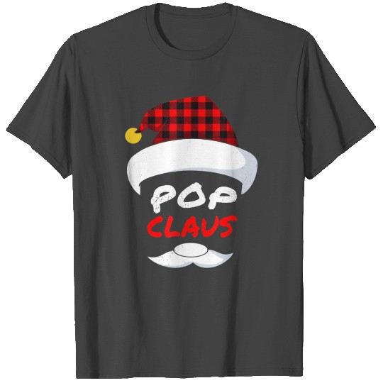 Mens Christmas Grandpa Pop Santa Buffalo T Shirts