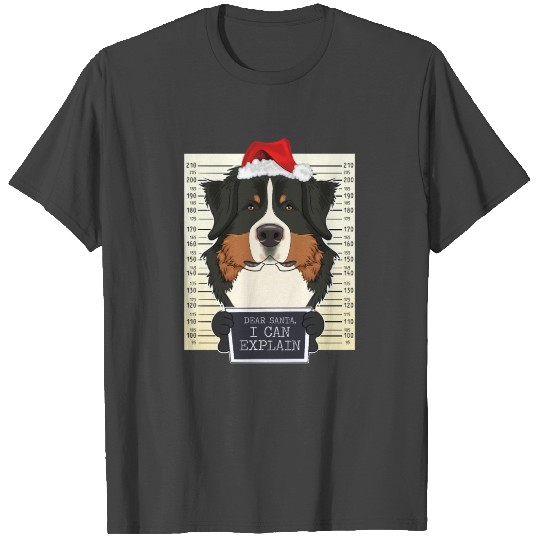 Dear Santa I Can Explain Bernese Mountain Dog T Shirts