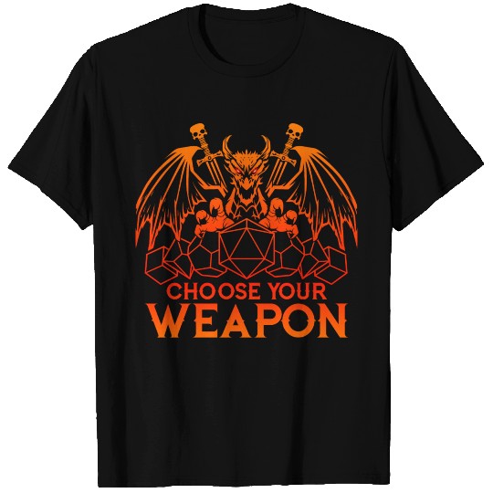 D20 Dungeon Master Family Game Night T Shirts