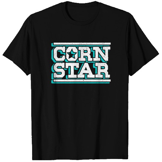 Corn Star Cornhole King Sack Toss Bean Bag Player T Shirts