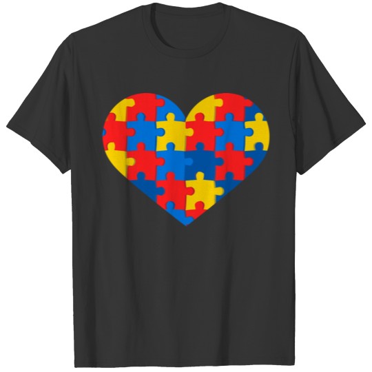 Autism Love Pocket Cute Autism Awareness Gift Auti T-shirt