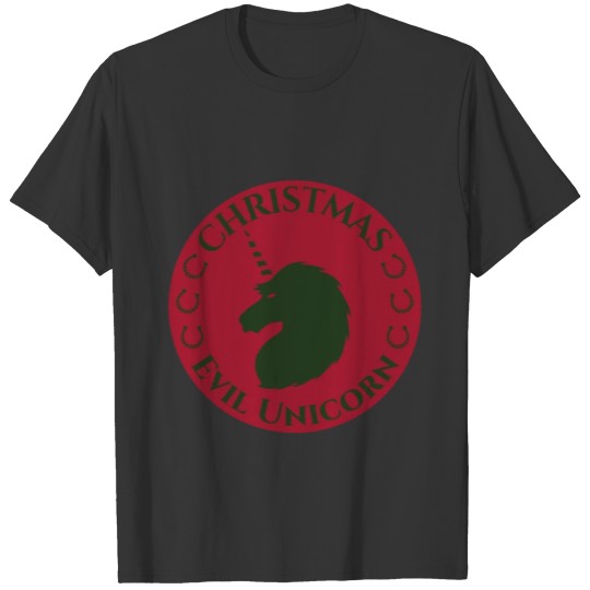 Christmas Evil Unicorn T-shirt
