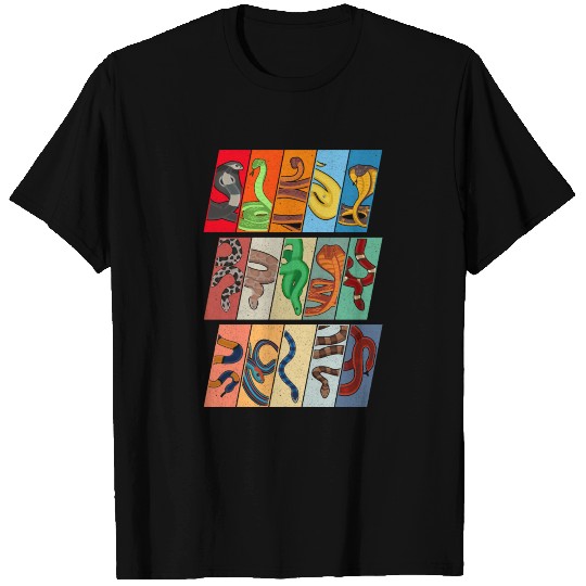 Retro Snakes Vintage Reptile T Shirts