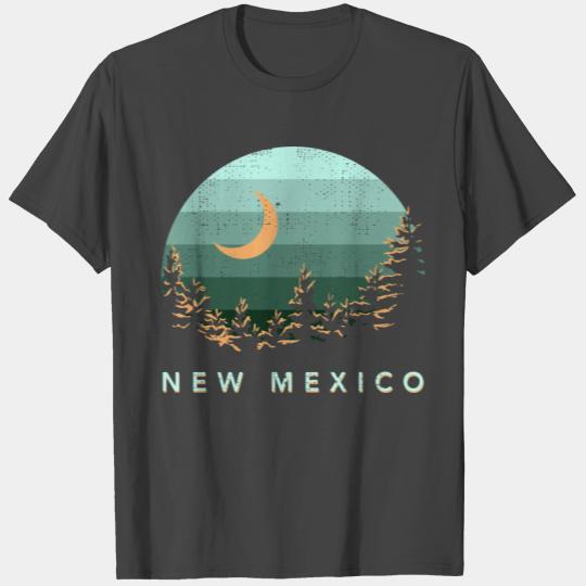New Mexico Vintage Sunset Outdoors Hiking Souvenir T Shirts