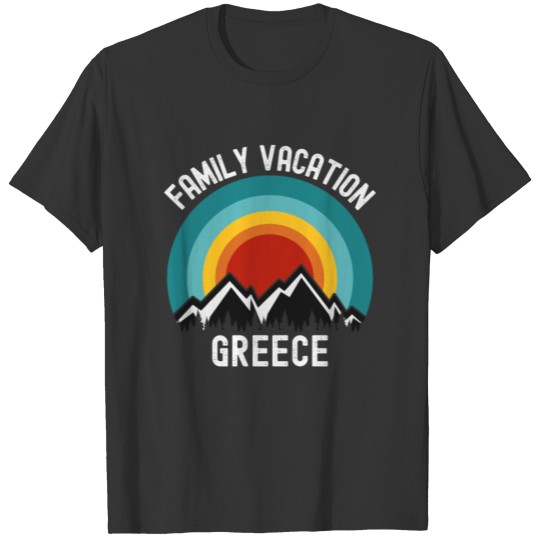 Greece Family Vacation Matching Outfit T-shirt