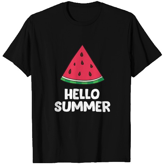 Watermelon Fruit Hello Summer Cute Watermelon T Shirts