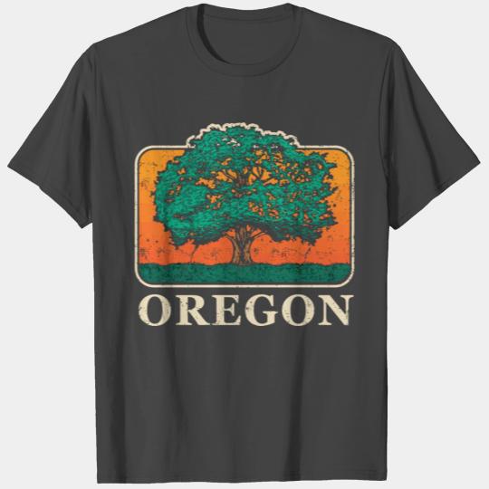 Oregon Vintage Sunset Roots Outdoors Souvenir T Shirts