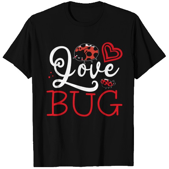 Love Bug Cute Valentine’s Day Couple Matching T Shirts