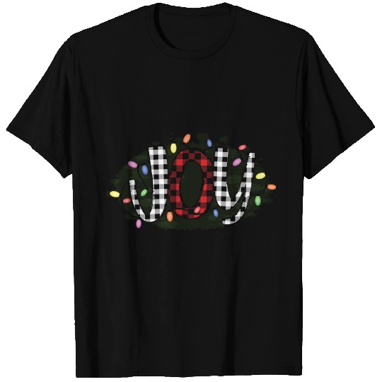 Joy Christmas Tree Light T Shirts