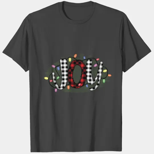 Joy Christmas Tree Light T Shirts