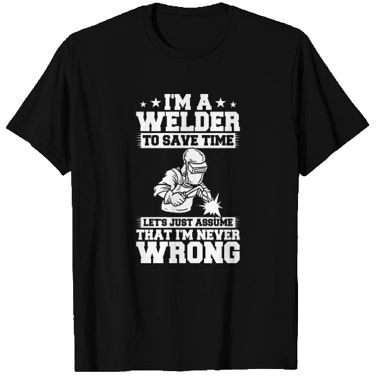 Welding Helmet Machine Welder Worker T Shirts
