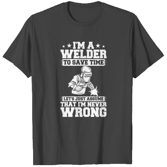 Welding Helmet Machine Welder Worker T Shirts