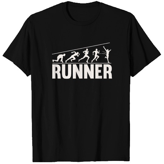 Runner Fitness Workout Jogging Triathlon T Shirts