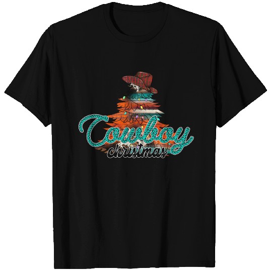 Cowboy Christmas T Shirts