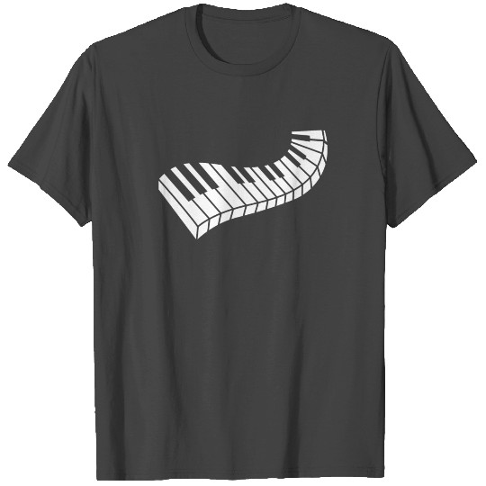 Piano Keys Artistic Piano Musician Keyboard Player T Shirts
