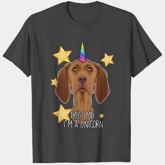 Trust Me Im A Unicorn I Funny Vizsla T Shirts