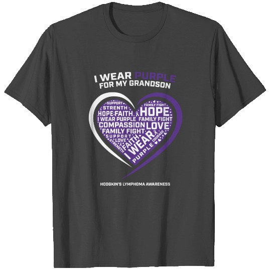 Products Disease Grandson Hodgkins Lymphoma Cancer T Shirts