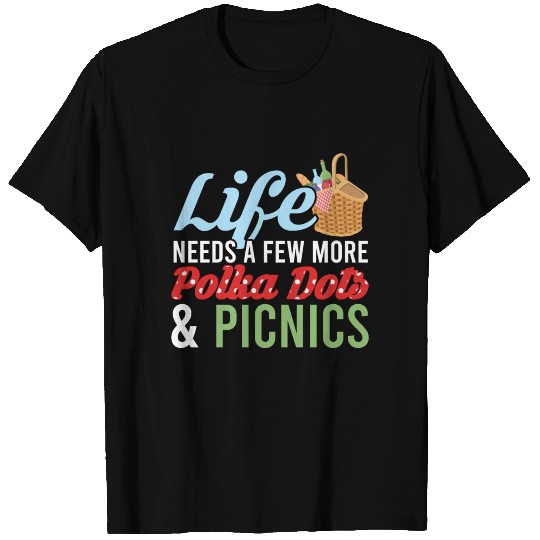 polka dots and picnics T Shirts