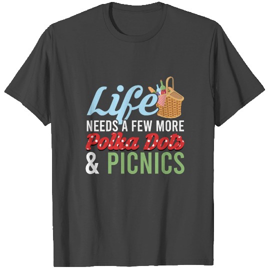polka dots and picnics T Shirts